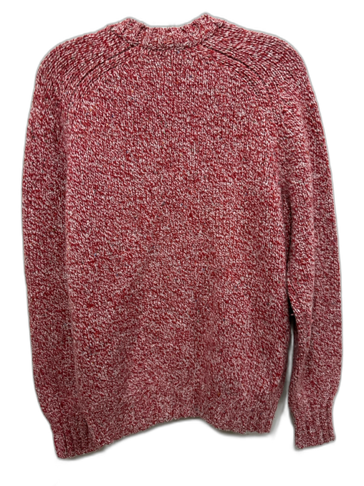 Sid Mashburn Size L Red & Beige Wool Long Sleeve Men's Sweater Red & Beige / L