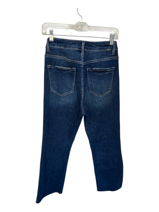 Risen Jeans Size 29 Dark Wash Cotton Blend High Waist Button Fly Bootcut Jeans Dark Wash / 29