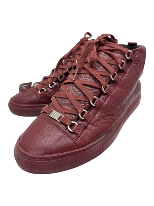 Balenciaga Shoe Size 42 AS IS Red Leather High Top Men's Shoes Red / 42