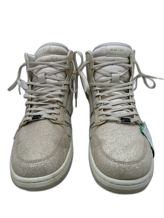 Amiri Shoe Size 13 Beige Leather Sparkle Men's Shoes Beige / 13