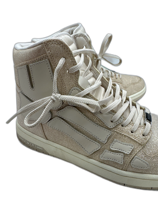 Amiri Shoe Size 13 Beige Leather Sparkle Men's Shoes Beige / 13