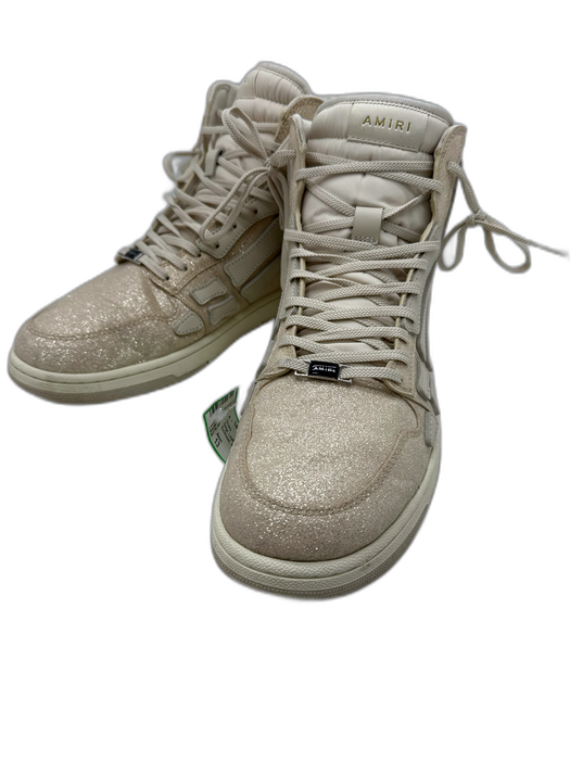 Amiri Shoe Size 13 Beige Leather Sparkle Men's Shoes Beige / 13