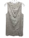 Reformation Size XS Beige Linen Sleeveless Buttons Square Neck Knee length Dress Beige / XS