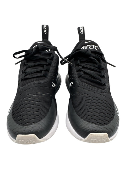 Nike Shoe Size 7 Black & White Synthetic Lace Up Mesh Sneakers Black & White / 7