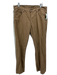 7 For All Mankind Size 33 Brown Cotton Solid Button Fly Men's Pants Brown / 33