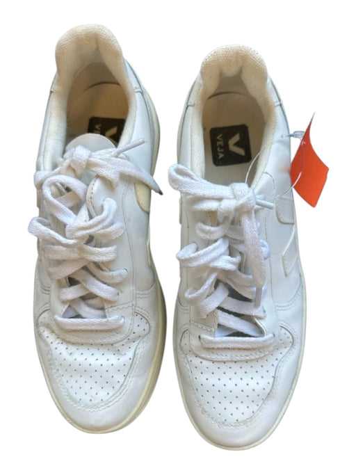 Veja Shoe Size 5 White Leather Athletic Sneakers White / 5