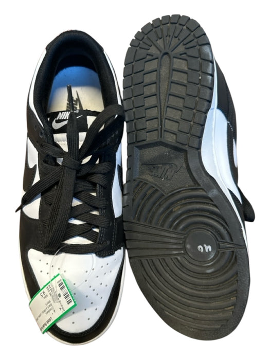 Nike Shoe Size 9.5 Black & White Leather Athletic Men's Sneakers Black & White / 9.5