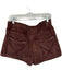 Free People Size Est M Brown Cotton Blend High Waist Drawstring Shorts Brown / Est M