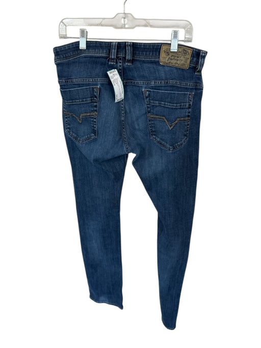 Diesel Size 33x32 Dark Wash Cotton Slim Fit Button Fly Men's Jeans Dark Wash / 33x32