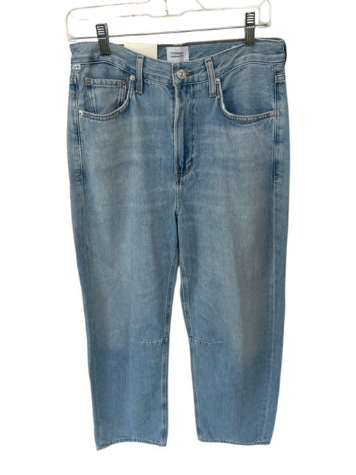 Citizens of Humanity Size 27 Light Wash Cotton High Waist Wide Leg Jeans Light Wash / 27