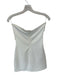 Zara Size S White Polyester Strapless Gathered Mini Dress White / S