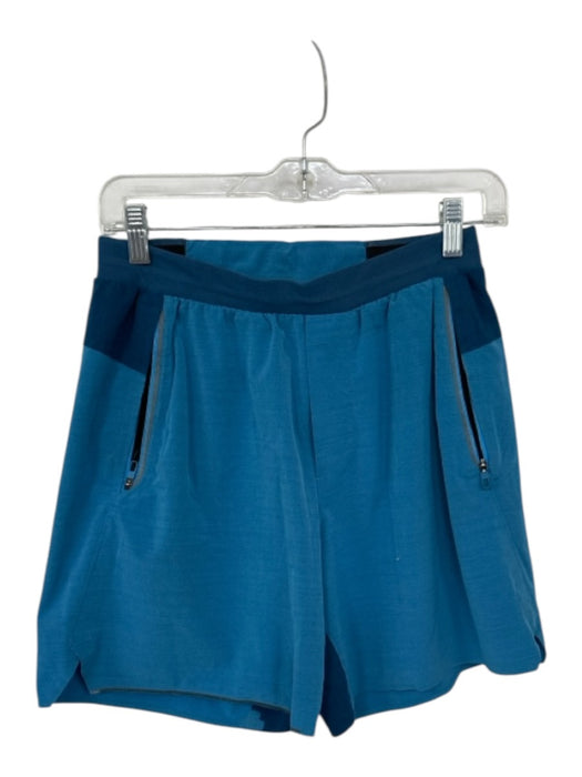 Lululemon Size S Blue & Navy Color Block Athletic Men's Shorts Blue & Navy / S