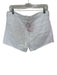 Agolde Size 29 White Organic Cotton High Waist Button Fly Denim Shorts White / 29