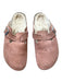 Birkenstock Shoe Size 38 Mauve & White Suede Shearling Lined Clogs Mauve & White / 38