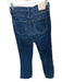 Paige Size 27 Dark Wash Cotton Fringe Accent Front Pockets Flare Leg Jeans Dark Wash / 27