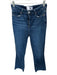 Paige Size 27 Dark Wash Cotton Fringe Accent Front Pockets Flare Leg Jeans Dark Wash / 27