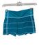 Lululemon Size 0 Teal Nylon White stitching Built - In Shorts Back Zip Skirt Teal / 0