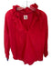 A Shirt Thing Size M/L Fire Engine Red Cotton Blend Long Sleeve V Neck Shirt Fire Engine Red / M/L