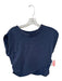 FP Movement Size L Navy Cotton Cap Sleeve Cropped Athletic Top Navy / L