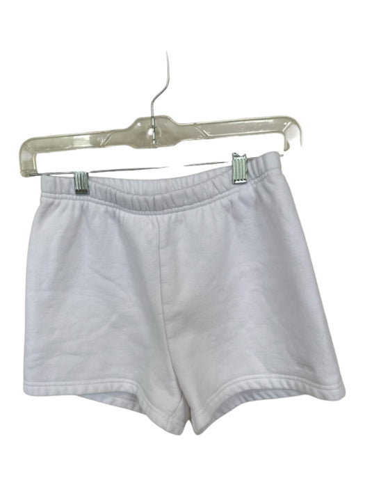 Aritzia Size XS White Cotton Elastic Waist Lounge Shorts White / XS
