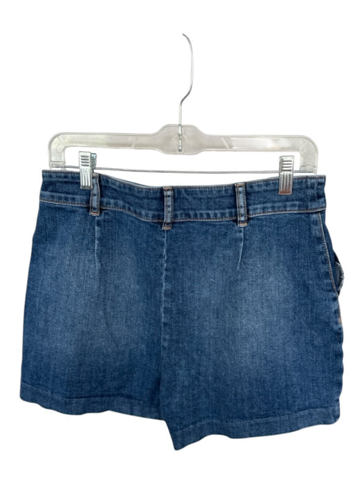 Ramy Brook Size 29 Dark Wash Cotton Blend High Waist Front Pockets Denim Shorts Dark Wash / 29