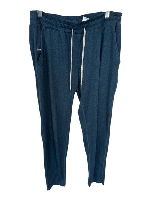 Vuori Size L Navy Recycled Polyester Blend Drawstring Heathered Jogger Pants Navy / L