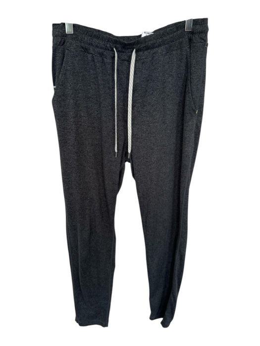 Vuori Size L Charcoal Recycled Polyester Blend Drawstring Heathered Jogger Pants Charcoal / L