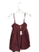 ASTR Size XS Maroon Spaghetti Strap Corset Hook & Eye Baby Doll Dress Maroon / XS