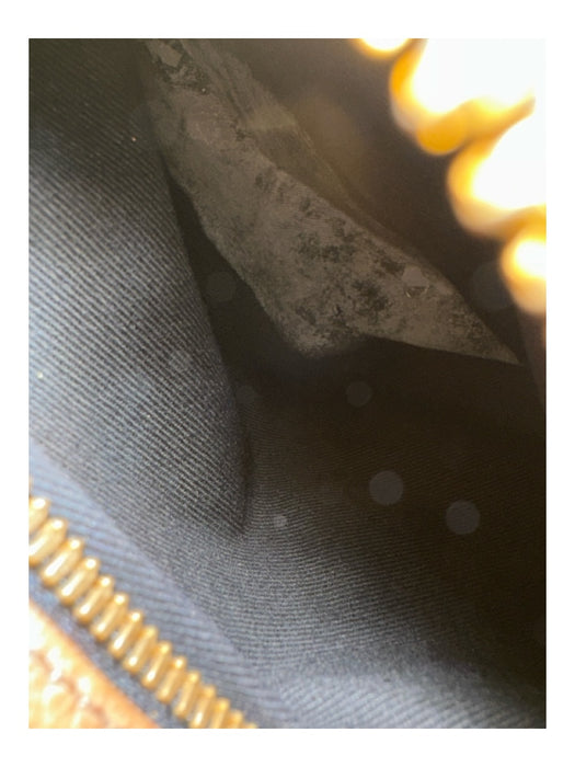 Chloe Brown & Gold Leather Top Handles Zip Close GHW Bag Brown & Gold / M