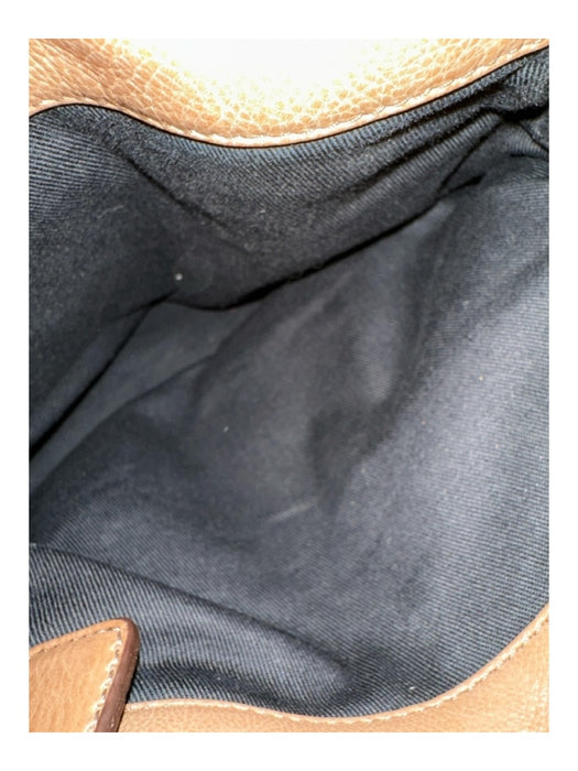 Chloe Brown & Gold Leather Top Handles Zip Close GHW Bag Brown & Gold / M