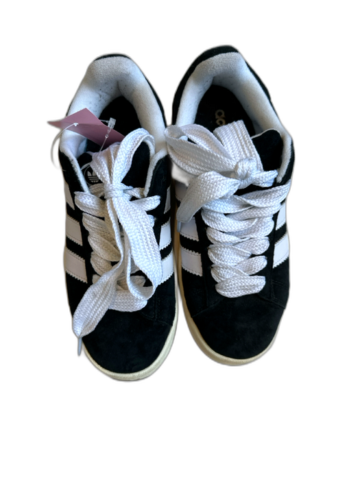 Adidas Shoe Size 5 Black & White Suede Lace Up Athletic Sneakers Black & White / 5