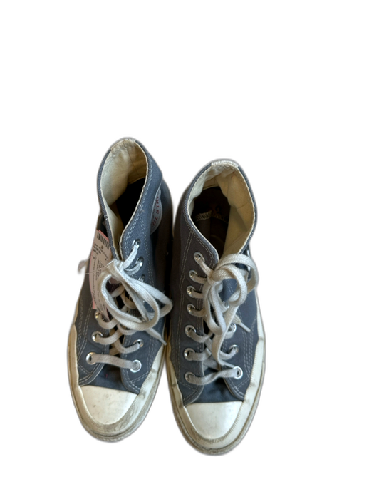 Converse x Comme Des Garcon Shoe Size 7 Gray & White Canvas High Top Sneakers Gray & White / 7