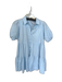 Talulah Size S Baby Blue Rayon Short Balloon Sleeve Collar Buttons Dress Baby Blue / S