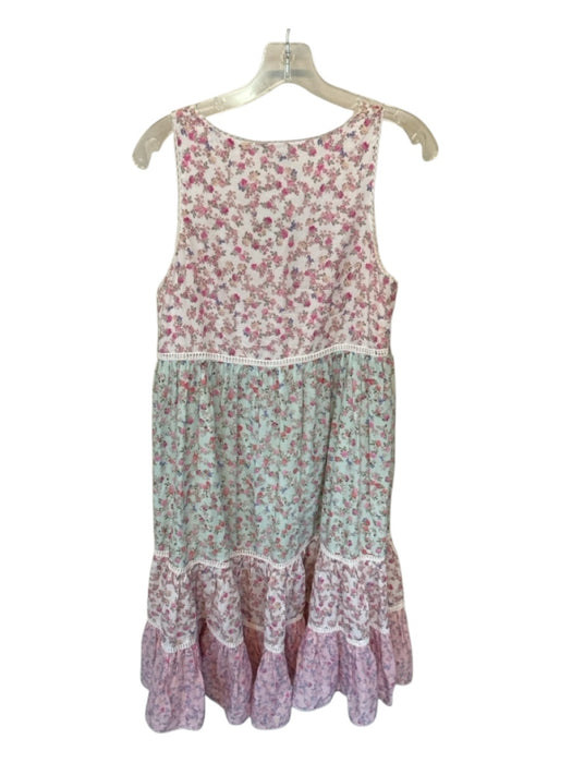 loveshackfancy for target Size S Blue & Pink Cotton Sleeveless Flowers Dress Blue & Pink / S
