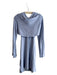 Reformation Size L Light Blue Tencel Blend Spaghetti Strap Knit Body Con Dress Light Blue / L