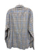 Peter Millar Size XL Tan & Blue Cotton Blend Plaid Button Up Long Sleeve Shirt Tan & Blue / XL