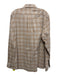 Tom Beckbe Size L Tan & Beige Cotton Blend Plaid Flannel Men's Long Sleeve Shirt Tan & Beige / L