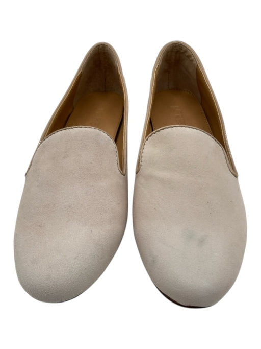J. Crew Shoe Size 6.5 Pale Beige Suede Loafer Slip On Flats Pale Beige / 6.5