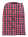 Allen Edmonds NWT Size XL Red & Black Cotton Plaid Button Down Men's Shirt Red & Black / XL