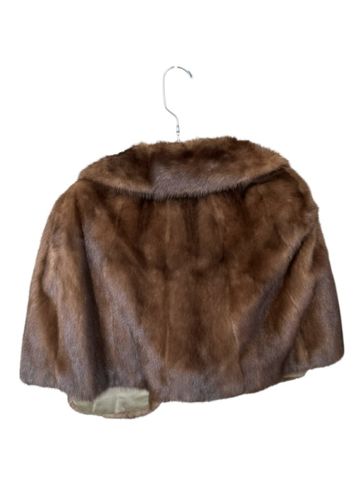 Size Est S Brown Mink Collar Short Coat Brown / Est S