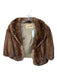 Size Est S Brown Mink Collar Short Coat Brown / Est S