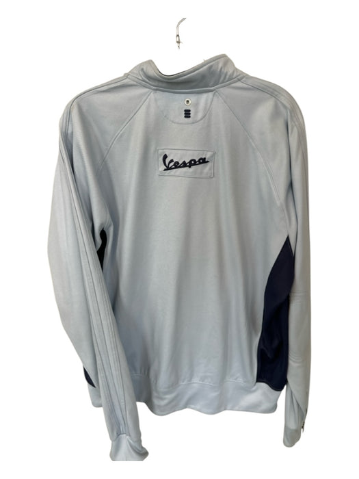 Adidas Size XL Baby Blue Polyester Blend full zip Athletic Men's Jacket Baby Blue / XL