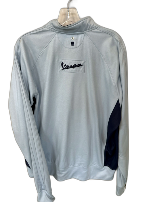 Adidas Size XL Baby Blue Polyester Blend full zip Athletic Men's Jacket Baby Blue / XL