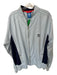 Adidas Size XL Baby Blue Polyester Blend full zip Athletic Men's Jacket Baby Blue / XL