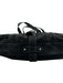 Bally Black Suede leather Gold hardware Hand & Crossbody Zip Close Heavy Bag Black / L
