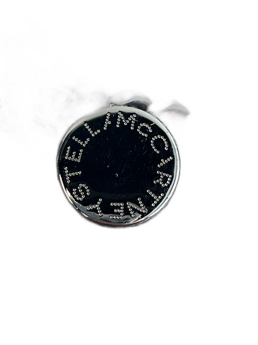 Stella McCartney Metallic Snakeskin Diamond Cut chain trim Snap Closure Bag Metallic / Small