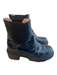 Stuart Weitzman Shoe Size 8.5C Blue Manmade Material Crocodile Platform Booties Blue / 8.5C
