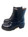 Stuart Weitzman Shoe Size 8.5C Blue Manmade Material Crocodile Platform Booties Blue / 8.5C