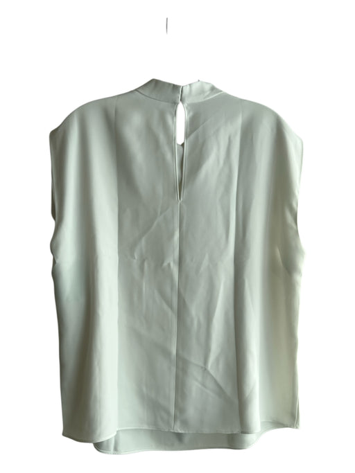 Amanda Uprichard Size XL White Polyester Halter Top Key Hole Solid Color Top White / XL