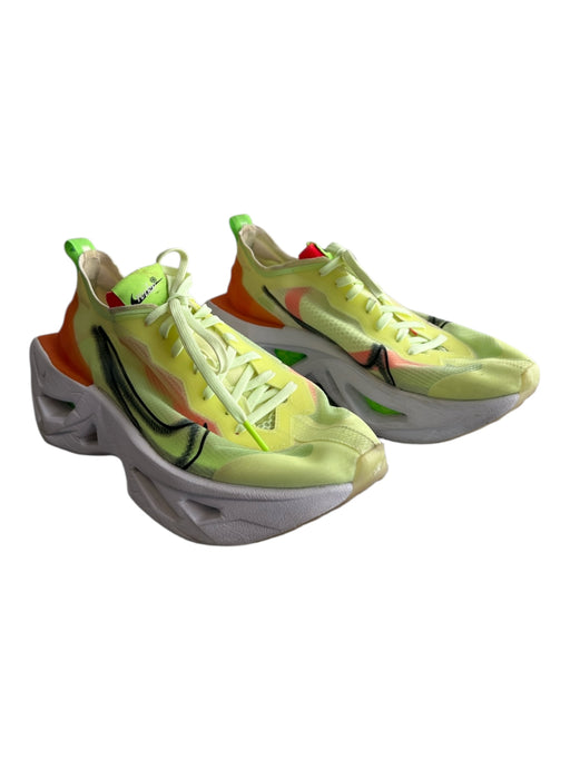 Nike Shoe Size 9 Neon Yellow Manmade Material Lace Up Mesh Geometric Shoes Neon Yellow / 9